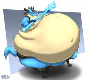 anthro belly big_belly big_cheeks breath chubby_cheeks fangs fur glowing_bone half-closed_eyes holding_bone holding_object huge_belly hyper hyper_belly looking_at_viewer male morbidly_obese morbidly_obese_anthro morbidly_obese_male motion_lines narrowed_eyes navel nude obese obese_anthro obese_male open_mouth overweight overweight_anthro overweight_male paws solo tail teeth tongue dino.d.dice nintendo pokemon generation_4_pokemon lucario pokemon_(species) 2026 hi_res signature