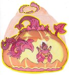 female food fruit macro orange_body plant pumpkin simple_background solo shar0makai demon 2020 hi_res traditional_media_(artwork)