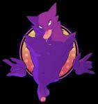 abs anthro anthrofied balls bodily_fluids foreskin genitals half-erect male navel pecs penis pokemorph saliva simple_background solo tongue tongue_out transparent_background khuraji nintendo pokemon generation_1_pokemon haunter pokemon_(species) 2019 alpha_channel hi_res