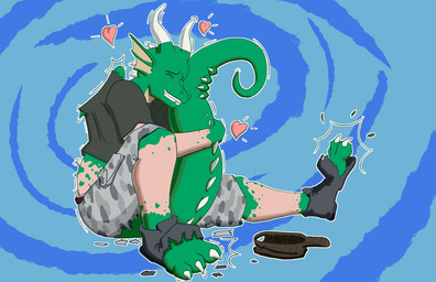 anthro biped body_part_growth bottomwear camo camo_bottomwear camo_clothing camo_pants camo_print claw_growth claws clothing footwear growth hat headgear headwear heart_symbol holding_tail horn horn_sheath male mid_transformation pants pattern_bottomwear pattern_clothing pattern_pants paws plantigrade scale_growth scales shirt shoes snout solo species_transformation tail tail_growth teeth thick_tail toe_claws topwear torn_clothing transformation wing_growth wings chaosmiles mythology dragon human mammal mythological_creature mythological_scalie scalie
