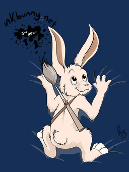 anthro brush closed_smile fur glistening glistening_eyes logo looking_up male male_anthro mascot mouth_closed nude pink_body pink_fur pink_tail rear_view smile solo tail text young young_anthro young_male pandapaco inkbunny inkbunny_(character) lagomorph leporid mammal rabbit 2013 3:4 alpha_channel artist_logo signature url