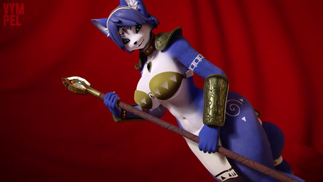 accessory anthro bedroom_eyes big_breasts blue_body blue_eyes blue_fur bottomwear breasts circlet clothed clothing dipstick_tail ear_piercing ear_ring feet female footwear fur green_eyes group hair hair_accessory high_heels humor jewelry krystal's_staff looking_at_viewer markings multicolored_body multicolored_fur multicolored_hair music narrowed_eyes nipple_piercing nipples piercing pole ring_piercing seductive shoes short_hair sitting staff tail tail_markings toes trio two_tone_body two_tone_hair white_body white_fur vympel dogzeela_(modeler) my_honest_reaction nintendo star_fox krystal_(star_fox) canid canine fox mammal 16:9 3d_(artwork) 3d_animation animated digital_media_(artwork) hi_res huge_filesize long_playtime sound video widescreen