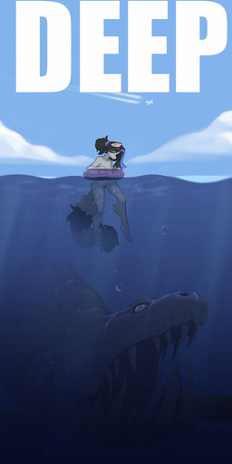 anthro biped breasts claws day feet female fingers front_view fur hair nude nude_anthro nude_female outside sea sky solo tail toes water askart muffin_(askart) mammal procyonid raccoon 2026 absurd_res digital_drawing_(artwork) digital_media_(artwork) hi_res