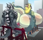 anthro balls blonde_hair chubby destruction dildo dinosaur erection fantasy female from_behind giant growth hair hyper kaiju lactating licking licking_lips lizard looking_at_viewer macro male masturbation monster mutant nuclear nude penis radiation radioactive raphiel reptile scalie sex sex_toy spikes straight tongue vaginal vdisco
Rating: Explicit
Score: 2
User: Rykela
Date: April 09, 2013