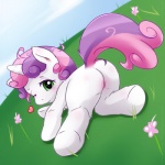 <3 cub equine female feral friendship_is_magic fur green_eyes hair horn horse maverick my_little_pony pink_hair pony purple_hair pussy solo sweetie_belle_(mlp) two_tone_hair unicorn white_fur young
Rating: Explicit
Score: 8
User: redweasel
Date: May 28, 2011