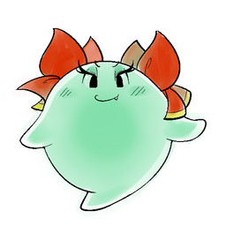 blush blush_lines bow_ribbon cute_fangs dot_eyes eyelashes fangs female ghost_tail green_body head_bow lidded_eyes looking_at_viewer lying on_back one_fang simple_background simple_eyes smile smiling_at_viewer smirk solo teeth white_background mario-grant mario_bros nintendo paper_mario lady_bow boo_(mario) ghost sphere_creature spirit 2023 digital_drawing_(artwork) digital_media_(artwork) full-length_portrait portrait