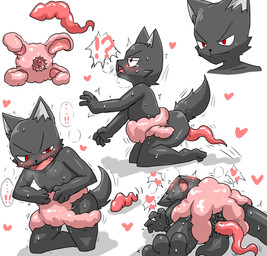ambiguous_gender ambiguous_penetration ambiguous_prey anal anal_fluids anal_penetration anal_vore anthro anus balls barely_visible_balls barely_visible_genitalia bodily_fluids butt crotch_crab ellipsis forced fucked_silly genitals group group_sex heart_pair heart_reaction heart_symbol hearts_around_body hearts_around_entire_body interrobang living_insertion living_insertion_play male male/ambiguous male_pred motion_lines motion_outline multi_heart_reaction partially_inside penetration penis_in_parasite rape sex shaking shivering shota solo_focus surprise_buttsex tentacle_rape tentacle_sex tentacles threesome trio vertical_ellipsis vore young young_anthro young_pred enigi09 canid canine mammal mouth_creature unknown_species worm