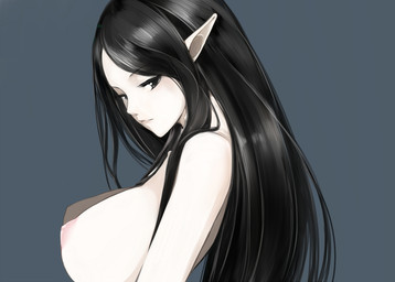 big_breasts black_eyes black_hair breasts elf hair long_hair nipples not_furry pale_skin pointy_ears puffy_nipples wallpaper
Rating: Questionable
Score: 7
User: Test-Subject_217601
Date: March 23, 2014