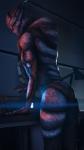 2018 3d_(artwork) 4k 9:16 absurd_res alien bioware butt digital_media_(artwork) electronic_arts english_text hi_res humanoid male mass_effect nude pose presenting presenting_hindquarters rooking solo text turian