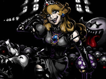 corruption crown dark female fungus group headgear human_focus looking_at_viewer mushroom not_furry_focus poison poison_mushroom princess royalty solo_focus tiara unknown_artist mario_bros nintendo princess_peach boo_(mario) dry_bones ghost goomba human koopa mammal scalie spirit undead 4:3 digital_media_(artwork) low_res