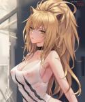 big_breasts breasts brown_body brown_fur brown_hair cleavage clothed clothing female fur hair long_hair looking_at_viewer nipples solo translucent translucent_clothing yellow_eyes chihunhentai arknights hypergryph studio_montagne siege_(arknights) animal_humanoid felid felid_humanoid humanoid lion_humanoid mammal mammal_humanoid pantherine pantherine_humanoid 5:6 hi_res