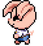 anthro belt black_eyes blue_bottomwear blue_clothing bottomwear clothed clothed_anthro clothed_female clothing female female_anthro floppy_ears front_view pink_body pink_ears pink_skin pink_tail rear_view side_view simple_background smile solo sprite tail topwear walking white_background white_clothing white_topwear lilmoonie oinky_(lilmoonie) domestic_pig mammal suid suine sus_(pig) 2025 animated digital_media_(artwork) low_res no_sound pixel_(artwork) pixel_animation short_playtime webm