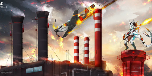 4_eyes abandoned abandoned_building accessory aircraft airplane angry anthro athletic athletic_anthro athletic_male belt belt_accessory biceps black_hair blue_eyes branch building chain chimney claws day destruction dirty electric_guitar explosion factory fangs fire flamethrower fuel_tank furgonomics guitar hair harness industrial_architecture light long_ears long_hair looking_at_another machine male markings multi_eye muscular muscular_male muscular_thighs musical_instrument muzzle_(object) outside pipe plucked_string_instrument pose post-apocalyptic ranged_weapon rock rocking_out rotor scales sky skyscape smile smirk smoke solo spikes spikes_(anatomy) standing string_instrument sunlight sunset tail tail_accessory tail_belt tail_motion tailwag teeth text thigh_belt thorns vehicle vehicle_destruction vein weapon white_body window hynvale mad_max mythology hynvale_navayaghale_(hynvale) canid canine canis dragon hybrid mammal mythological_creature mythological_scalie scalie wolf absurd_res hi_res url