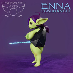 4_fingers 4_toes areola belly bevor big_breasts big_butt big_ears biped breasts butt fantasy feet female female_humanoid fingers genitals green_body hair holding_object holding_weapon knight logo melee_weapon nails nipples pubes purple_eyes purple_hair shield shortstack slightly_chubby solo sword text thick_thighs toenails toes tools vulva warrior weapon palewdas_arts palewdasarts_(modeler) enna_(palewdasarts) goblin humanoid 1:1 3d_(artwork) 3d_animation animated artist_logo character_name digital_media_(artwork) english_text hi_res no_sound shaded short_playtime soft_shading turntable_(animation) webm