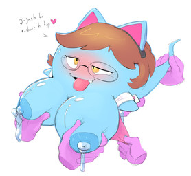 accessory alternate_species areola aroused assisted_exposure big_breasts blue_areola blue_nipples blush bodily_fluids breast_milking breast_squeeze breasts brown_hair bunny_costume busty_feral clothing costume cuffs_(clothing) dialogue disembodied_hand dripping eye_roll eyewear fake_cat_ears fake_ears female feral fingering floating genital_fluids glasses group hair hair_accessory hairband half-closed_eyes happy heart_symbol lactating looking_pleasured milk_drip narrowed_eyes nipple_dip nipples one_fang round_glasses short_hair simple_background solo_focus squeezing tail tail_pull text tongue tongue_out vaginal vaginal_fingering vaginal_fluid_drip vaginal_fluids wearing_glasses white_background yellow_eyes subakitsu mario_bros nintendo boo_(mario) ghost sphere_creature spirit 2020 digital_drawing_(artwork) digital_media_(artwork) english_text