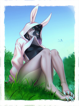 anthro areola biped breasts claws clothed clothed_anthro clothed_female clothing feet female front_view hair panties sitting solo teeth toes topwear underwear lanhai mario_bros nintendo kali_(blooddraon) acrador canid canine canis jackal mammal 2026 digital_drawing_(artwork) digital_media_(artwork)