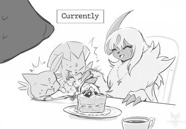 ambiguous_gender anthro biped claws feet feral fingers fur group horn nude nude_ambiguous nude_anthro open_mouth simple_background smile toes tongue tenebscuro nintendo pokemon absol generation_2_pokemon generation_3_pokemon generation_4_pokemon generation_7_pokemon pokemon_(species) sneasel weavile 2026 digital_drawing_(artwork) digital_media_(artwork) hi_res