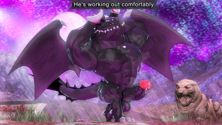 3_toes abs anthro balls biceps big_balls big_muscles big_penis black_body bodily_fluids erection feet field flexing genitals glans glistening glistening_body horn huge_balls huge_muscles huge_penis humanoid_genitalia humanoid_penis male moon muscular musk night nude outside penis pink_glans purple_sky sharp_teeth sky solo spiked_tail spikes spikes_(anatomy) spread_wings sweat sweaty_body tail teeth text toes wings moonwulf mythology nintendo ring_fit_adventure dragaux dragon mythological_creature mythological_scalie scalie 16:9 2024 3d_(artwork) digital_media_(artwork) english_text hi_res source_filmmaker_(artwork) widescreen