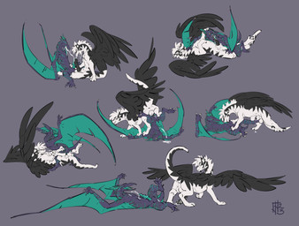 anal anal_knotting anal_penetration anus backsack balls bodily_fluids claws cum cum_in_ass cum_in_mouth cum_inside cum_on_self cum_while_penetrated cumshot duo ejaculation erection feathered_wings feathers feral feral_on_feral feral_penetrated feral_penetrating feral_penetrating_feral frottage genital_fluids genitals hands-free interspecies knot knotting male male/male male_penetrated male_penetrating male_penetrating_male membrane_(anatomy) membranous_wings paws penetration penile penile_penetration penis penis_in_ass penises_touching quadruped sex tail wings feelferal mythology arashiin dragon mythological_creature mythological_scalie prehistoric_species pterosaur reptile scalie absurd_res hi_res