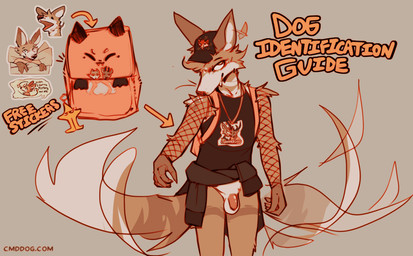 anthro backpack balls biped black_clothing black_shirt black_tank_top black_topwear bottomless bottomless_anthro bottomless_male brown_body brown_fur clothed clothing ear_twitch fishnet_clothing fishnet_topwear flaccid fur genitals hat headgear headwear humanoid_genitalia humanoid_penis male penis shirt smile solo tail tail_motion tailwag tan_body tan_fur tank_top text topwear white_balls white_body white_fur lawyerdog cantio_(lawyerdog) canid canine canis coyote mammal 2025 digital_media_(artwork) english_text