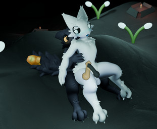 4_fingers ambiguous_gender anal anal_penetration anthro anthro_penetrated black_body black_fur blue_eyes blush cave claws duo erection feet fingers from_behind_position fur hand_on_torso internal looking_at_another male male/male narrowed_eyes nude on_ground open_mouth penetration penile penile_penetration penis_in_ass sex tail velldeff akittu_(modeler) casualties:_unknown expie_(gunsawian) gunsawian milky_(gunsawian) hi_res