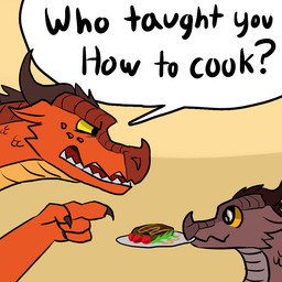 claws dialogue duo female feral food gem horn male mouth_hold plate simple_background speech_bubble text xyeh2o mythology wings_of_fire scarlet_(wof) unnamed_skywing_dragonet_(xyeh2o) dragon mythological_creature mythological_scalie scalie skywing_(wof) 1:1 english_text mother_(lore) mother_and_child_(lore) mother_and_son_(lore) parent_(lore) parent_and_child_(lore) parent_and_son_(lore) son_(lore)