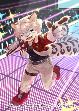 5_fingers anthro belt belt_buckle big_tail black_body black_clothing black_ears black_fur black_markings black_nose black_shirt black_spots black_topwear blue_body blue_eyes blue_fur bottomwear buckle cheek_tuft chest_tuft claws clothed clothing concert concert_stage crop_top crowd crowd_watching dance_floor denim denim_bottomwear denim_clothing electronics facial_tuft finger_claws fingers footwear fur fur_markings gesture glowstick gold_trim group hair hand_gesture holding_microphone holding_object jeans leopard_spots leopard_tail looking_at_viewer male markings microphone multicolored_body multicolored_fur one_eye_closed pants pink_inner_ear pointing pointing_up pop_star red_clothing red_crop_top red_footwear red_shirt red_shoes red_sneakers red_topwear shirt shoelaces shoes singer smile sneakers solo spots stage stage_lights straps tail tassels teeth_showing text tongue topwear tuft two_tone_body two_tone_fur white_body white_bottomwear white_clothing white_fur white_hair white_jeans white_pants young young_anthro young_male umani felid feline felis mammal pantherine snow_leopard english_text hi_res japanese_text