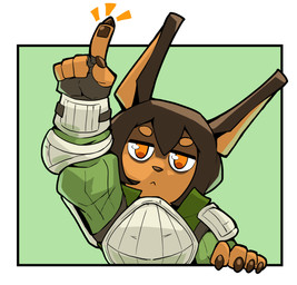 5_fingers anthro armor black_hair breastplate brown_body brown_fur brown_nails chibi clothed clothing colored_nails female fingerless_gloves fingers frown fur gesture gloves hair hand_gesture handwear knight looking_at_viewer nails orange_eyes pauldron pawpads pointing short_hair shoulder_pads solo warrior yellow_body yellow_fur ceehaz dog_knight_rpg rory_(ceehaz) canid canine canis dobermann domestic_dog mammal pinscher 2021 hi_res