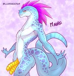 2_penises animal_genitalia animal_penis anthro blue_body blue_scales erection femboy genitals hair hemipenes long_neck long_tail looking_at_viewer male multi_genitalia multi_penis nude penis pupils purple_hair scales slit_pupils small_waist solo standing tail wide_hips yellow_eyes yellow_penis lluisabadias dungeons_and_dragons hasbro wizards_of_the_coast maurg_(lluisabadias) lizardfolk_(dnd) lizardman scalie 2024 absurd_res hi_res