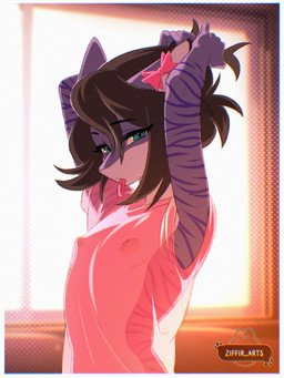 anthro blue_body blue_eyes femboy male nipple_piercing nipples piercing solo ziffir moonlite_sun aquatic fish shark 3:4 hi_res