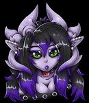 herm intersex queen royalty solo sorrow2art asian_mythology east_asian_mythology japanese_mythology mythology halfmoon demon humanoid oni yokai hikari_(disambiguation) hi_res