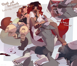 alcohol amputee anthro areola asking_to_slow_down balls belly_folds belt belt_bondage belt_buckle beverage black_nose blindfold bodily_fluids bottomwear boxers_(clothing) breasts brown_body brown_fur brown_hair brown_nose bubble buckle christian_symbol claws close-up close-up_bubbles clothed clothed_sex clothing container crop_top crotch_sniffing cum cum_in_clothing cum_stain cum_through_clothing cunnilingus cup dark_muzzle dialogue disability dominant dominant_female dress drinking drinking_glass drunk drunk_bubble drunk_sex ears_back ears_down excessive_genital_fluids excessive_vaginal_fluids female fully_clothed fur genital_fluids genital_focus genitals glass glass_container glass_cup grey_body grey_fur hair half_naked highlights_(coloring) holding_paws innie_vulva kiss_on_vulva kissing kneeling kneeling_oral_position larger_female larger_male leash legwear lounging male medium_breasts moan muzzle_(object) muzzled navel neck_tuft nipples open_mouth oral oral_only orgasm_denial pawpads paws penis penis_focus pivoted_ears ponytail pouf prosthetic prosthetic_arm prosthetic_leg prosthetic_limb raised_tail red_hair religion religious_symbol saggy_balls sex shirt shorts shoulder_to_shoulder simple_background sitting size_difference slim small_breasts small_penis smaller_female sniffing sniffing_clothes spilled_drink spread_legs spreading steam stockings submissive submissive_male substance_intoxication tail tail_down tail_motion tailwag tan_body tan_fur text thick_thighs tied_hair tongue tongue_out topwear tuft underwear upskirt_sex vaginal vaginal_fluid_string vaginal_fluids vaginal_fluids_on_face vaginal_fluids_on_ground vulva vulva_focus vulva_sniffing wet wet_clothing wide_hips wine wine_glass amazinky christianity andrew_(amazinky) candide_(amazinky) marianne_(amazinky) bird_dog canid canine canis domestic_dog golden_retriever hunting_dog husky mammal nordic_sled_dog retriever spitz absurd_res alternate_version_at_paywall english_text hi_res