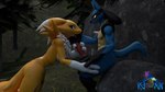 16:9 3d_(artwork) abs animal_genitalia animal_penis anthro areola bandai_namco breasts canid canine canine_genitalia canine_penis crossover digimon digimon_(species) digital_media_(artwork) duo eye_contact faceoff female foreplay generation_4_pokemon genitals hand_on_hip handjob hi_res holding_penis knot larger_female looking_at_another lucario lucario_(valorlynz) male male/female mammal medium_breasts muscular muscular_male ninja-max nintendo nipples nude on_rock open_mouth penile penis pink_areola pink_nipples pokemon pokemon_(species) renamon rock sex sitting sitting_on_rock size_difference smaller_male smile smiling_at_each_other tongue tongue_out warfare_machine warfare_renamon widescreen