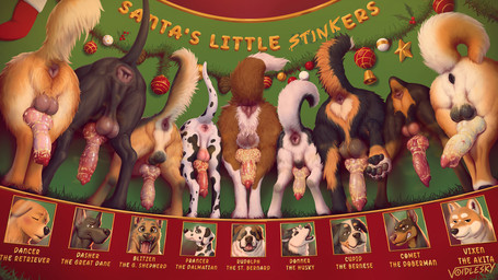 anus balls body_hair butt butt_focus feral fluffy genitals hairy_balls holidays knot knotted_penis male paws penis presenting presenting_anus raised_tail smegma tail vein veiny_penis voidlesky christmas akita bernese bernese_mountain_dog bird_dog canid canine canis dalmatian dobermann domestic_dog german_shepherd golden_retriever great_dane herding_dog hunting_dog husky mammal mastiff molosser mountain_dog nordic_sled_dog pastoral_dog pinscher retriever saint_bernard siberian_husky spitz swiss_mountain_dog hi_res