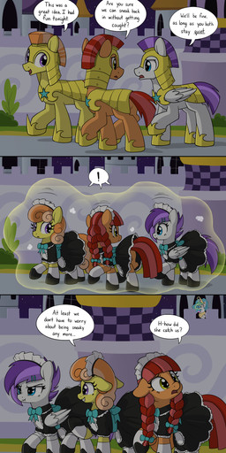 armor braided_hair braided_pigtails braided_ponytail crossgender dialogue female feral galea gender_transformation group hair headgear helmet horn male mtf_crossgender mtf_transformation night ponytail star text transformation wings skitterpone friendship_is_magic hasbro my_little_pony mythology princess_celestia_(mlp) royal_guard_(mlp) earth_pony equid equine horse mammal mythological_creature mythological_equine pegasus pony winged_unicorn absurd_res comic english_text hi_res