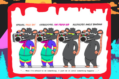 1980s_theme anthro black_coded blood bodily_fluids boombox bright_colors brown_body brown_fur cheek_tuft chest_tuft clothing eyewear eyewear_only facial_tuft feet footwear fur head_tuft long_tail male no_genitals nude pink_feet pink_hands pink_nose quote round_ears shoes smile sneakers solo sunglasses sunglasses_only tail text tracksuit tuft whiskers alystairphantem black_lives_matter the_party_animals devon_packard_(the_party_animals) mammal murid murine rat rodent 3:2 absurd_res english_text hi_res