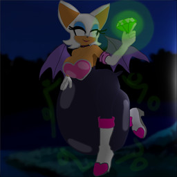 abdominal_bulge ambiguous_gender ambiguous_prey anthro black_bodysuit black_clothing black_skinsuit blue_eyes bodysuit boots chaos_emerald closed_smile clothing female female_pred footwear forest forest_background gem gloves hand_on_belly handwear mouth_closed nature nature_background night plant shoes skinsuit smile solo tight_clothing tree unwilling_prey vore white_boots white_clothing white_footwear white_gloves white_handwear supersonicvoreguy sega sonic_the_hedgehog_(series) rouge_the_bat bat mammal 1:1 2026 colored