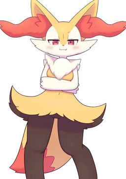 3_fingers :3 anthro arm_tuft biped black_body black_fur blush blush_lines breasts cheek_tuft chest_tuft cute_fangs digitigrade dipstick_tail eyebrows eyelashes facial_tuft fangs featureless_breasts featureless_crotch female female_anthro fingers front_view fur hip_sway hip_tuft inner_ear_fluff kemono looking_at_viewer looking_down looking_down_at_viewer low-angle_view markings multicolored_body multicolored_fur narrowed_eyes navel nude nude_anthro nude_female open_:3 orange_body orange_eyes orange_fur orange_inner_ear_fluff orange_nose orange_tail_tip pointy_ears prick_ears raised_eyebrow shoulder_tuft simple_background solo standing tail tail_markings tail_motion teeth tuft two_tone_tail white_background white_body white_fur yellow_body yellow_fur yellow_tail moduckten ankha_zone nintendo pokemon braixen canid generation_6_pokemon mammal pokemon_(species) 2025 animated colored digital_drawing_(artwork) digital_media_(artwork) english_description japanese_description loop no_sound portrait shaded short_playtime three-quarter_portrait video