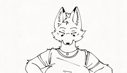 anthro big_breasts big_butt breasts butt clothing female jewelry necklace paws solo standing taking_off_shirt churroz neko_(churroz) sophie_(churroz) canid canine domestic_cat felid feline felis fox mammal animated digital_media_(artwork) flipaclip_(artwork) no_sound short_playtime unfinished webm