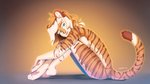 female solo luxar92 pancake_(luxar92) felid mammal pantherine tiger 2020 hi_res