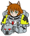 adeptus_astartes armor female green_eyes machine power_armor solo space_marine tools young n924 warhammer_(franchise) warhammer_40000 space_wolves animal_humanoid canid canid_humanoid canine canine_humanoid humanoid mammal mammal_humanoid wolf_humanoid low_res