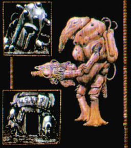 ambiguous_gender black_background gun not_furry ranged_weapon science_fiction simple_background solo standing weapon plastiboo godhusk the_hand_(godhusk) biomechanical humanoid vessel_(godhusk) digital_media_(artwork) hi_res official_art