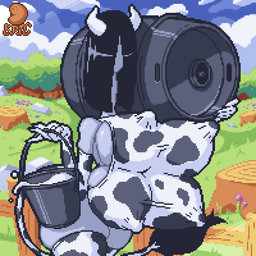 4_breasts animal_print animal_print_thigh_highs big_breasts black_hair breasts bucket clothing cloud container cow_print cow_print_gloves cow_print_shirt cow_print_thigh_highs day erect_nipples faceless_character faceless_female faceless_humanoid female fence food glistening glistening_body grass grey_body grey_skin hair holding_bucket holding_container holding_object implied_lactation legwear long_hair long_neck milk multi_breast nipple_outline nipples outside pattern_clothing pattern_legwear pattern_thigh_highs pitcher plant potato skindentation sky solo standing tail tail_tuft thick_thighs thigh_highs tree tree_trunk tuft vegetable wood wood_fence epicpotatolord animal_humanoid bovid bovid_humanoid bovine bovine_humanoid cattle_humanoid humanoid mammal mammal_humanoid 1:1 digital_media_(artwork) pixel_(artwork)