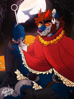 anthro beads boots bulge cloak clothing footwear holidays jack-o'-lantern knight light male moonlight shoes sitting solo underwear warrior mrdarknesswolf halloween hollow_knight:_silksong hollow_knight_(franchise) mythology team_cherry mrdarknesswolf_(character) canid canine canis demon hybrid mammal mythological_canine mythological_creature werecanid werecanine werecreature werewolf wolf 3:4 absurd_res hi_res