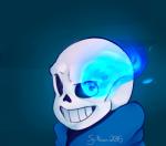 anterior_nasal_aperture bone clothing flaming_eye male not_furry simple_background skeleton skull solo teeth sy_noon undertale undertale_(series) sans_(undertale) animated_skeleton humanoid undead 2015 absurd_res digital_media_(artwork) hi_res shaded