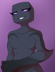 anthro breasts female solo foot_ninja15 microsoft minecraft mojang xbox_game_studios enderman absurd_res digital_drawing_(artwork) digital_media_(artwork) hi_res