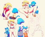 age_difference anthro anus bodily_fluids bottomless breasts clothed clothing cum duo_focus female genital_fluids genitals group hairy_pussy male male/female mature_female nude older_female penis pubes pussy shota spread_legs spreading young young_anthro young_male drockdraw cartoon_network the_amazing_world_of_gumball chi_chi chi_chi's_mom gumball_watterson nicole_watterson bovid caprine domestic_cat felid feline felis goat mammal digital_media_(artwork) hi_res