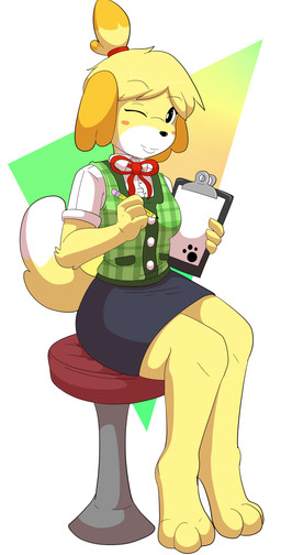 2014 animal_crossing anthro black_nose blush canine female hair isabelle_(animal_crossing) mammal munks nintendo one_eye_closed pencil simple_background sitting solo stool video_games wink
Rating: Safe
Score: 10
User: terminal11
Date: February 19, 2015 2014 animal_crossing anthro black_nose blush canine female hair isabelle_(animal_crossing) mammal munks nintendo one_eye_closed pencil simple_background sitting solo stool video_games wink
Rating: Safe
Score: 10
User: terminal11
Date: February 19, 2015