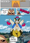 anal anthro anthrofied clothing comic detailed_background dialogue dynamax dynamax_pokemon emolga english_text felicia_(felino) felipunny full_nelson generation_1_pokemon generation_4_pokemon generation_5_pokemon gloves group handwear hi_res looking_pleasured looking_up lopunny macro male male/male nintendo pikachu pokemon pokemon_(species) pokemorph roxburyfox sex text