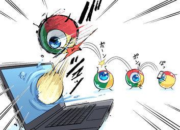 ambiguous_gender antennae_(anatomy) ball blue_eyes cellphone computer electronics glistening glistening_eyes green_body group laptop not_furry phone red_body screen simple_background smartphone squad text white_background yellow_body hataki_ikatah google google_chrome let's_go_chrome! chrome_(let's_go_chrome!) waddling_head 2024 japanese_text shaded